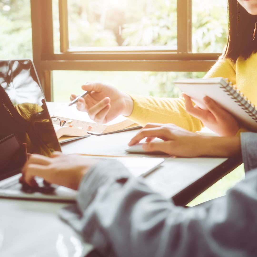 img of people researching