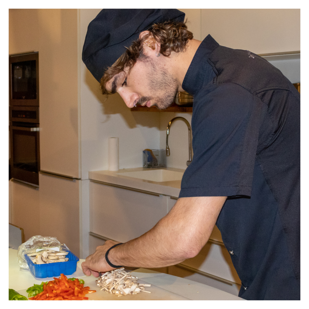 chef with hearing aid