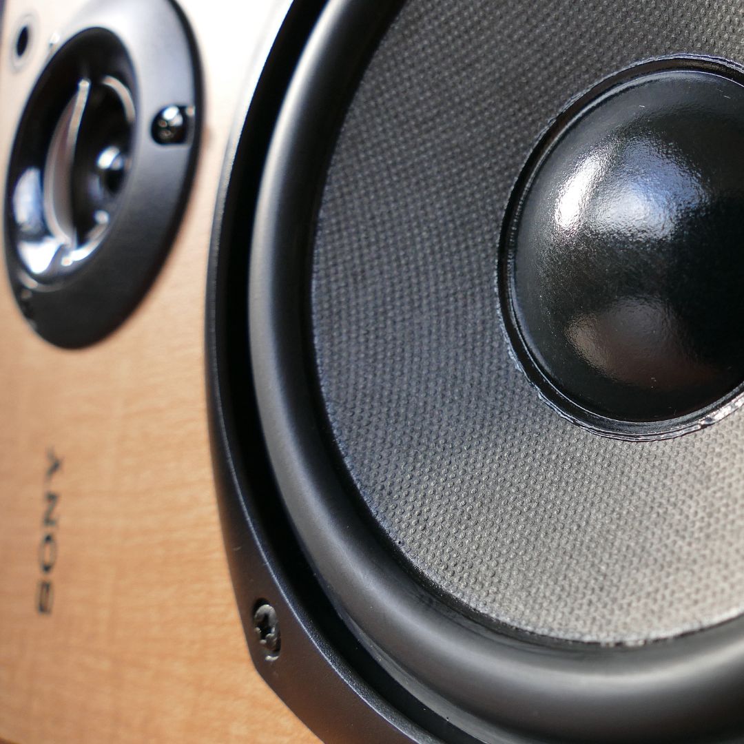 Music speakers.