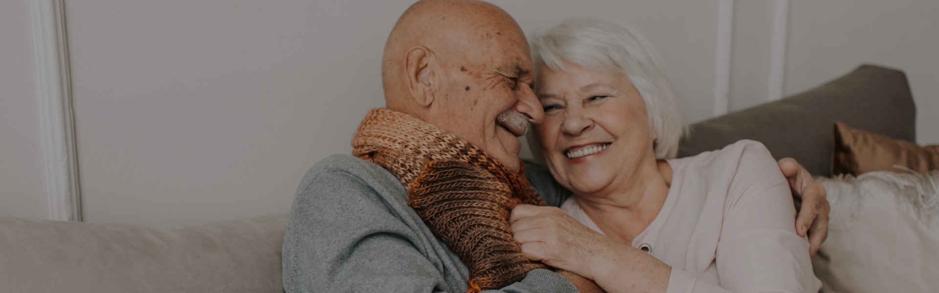 older couple communicating with each other